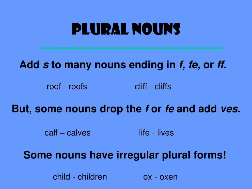 Change in the plural the child. Plural nouns. plural forms of nouns. plural nouns правило. cliff plural form.