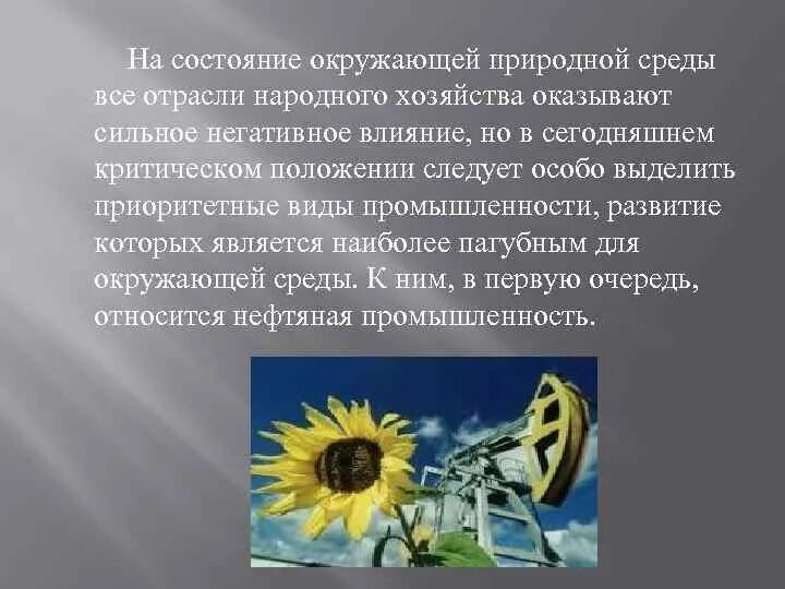 Воздействие сельского хозяйства на окружающую среду. Воздействие сельского хозяйства на окружающую среду