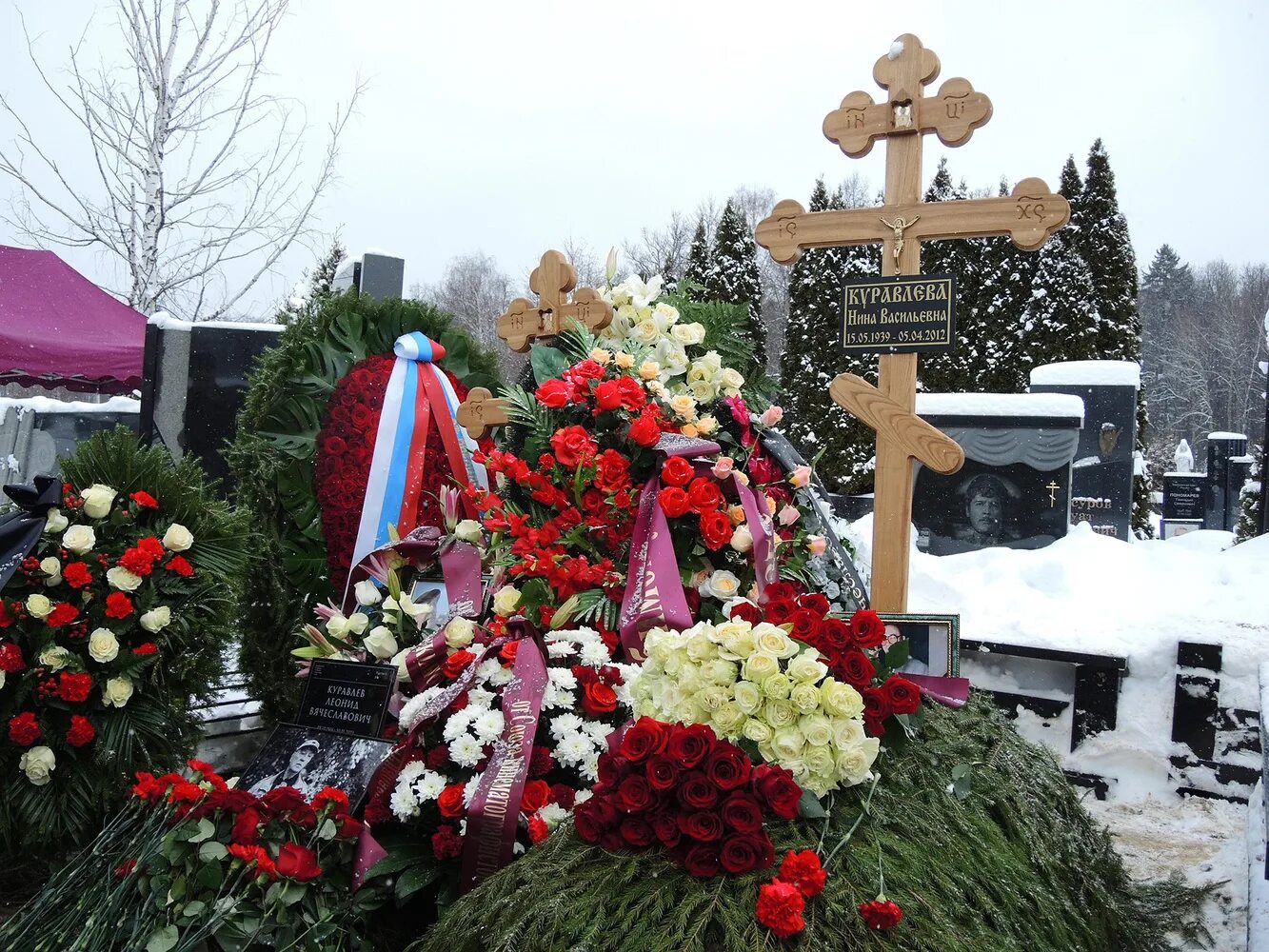 Куравлев могила на Троекуровском кладбище.