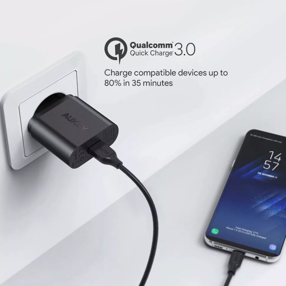 Зарядка quick charge 3.0. Сетевая зарядка Aukey pa-y7. Aukey quick charge 3.0. Samsung quick charge 3.0. Сзу qc