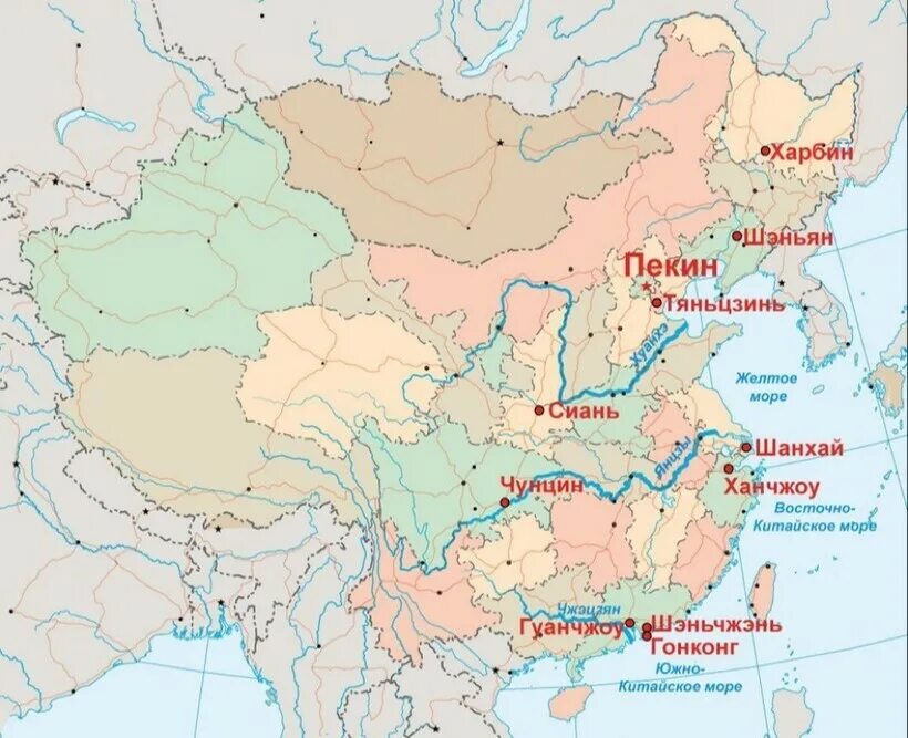 В каком направлении течет янцзы. Реки Хуанхэ и Янцзы на карте. Река Хуанхэ на карте Китая. Реки Китая на карте. Главные реки Китая на карте.