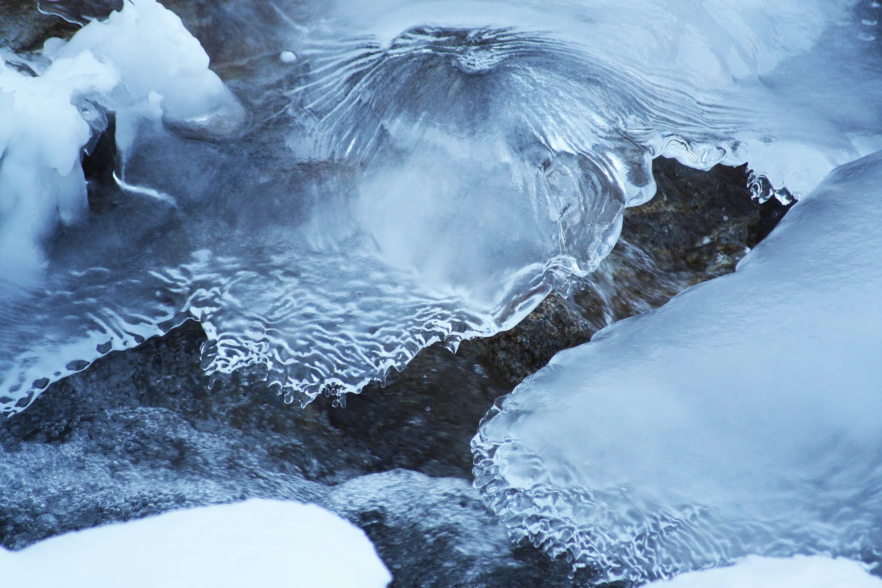 Замерзшая вода. Вода зимой. Таяние льда. Лед замерзшая вода.