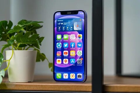 Purple iphone