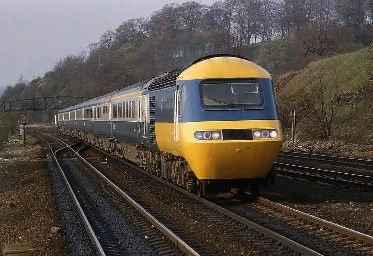 British Rail class 43 HST. Intercity 125. Поезд Intercity в Англии. Intercity Train 125.