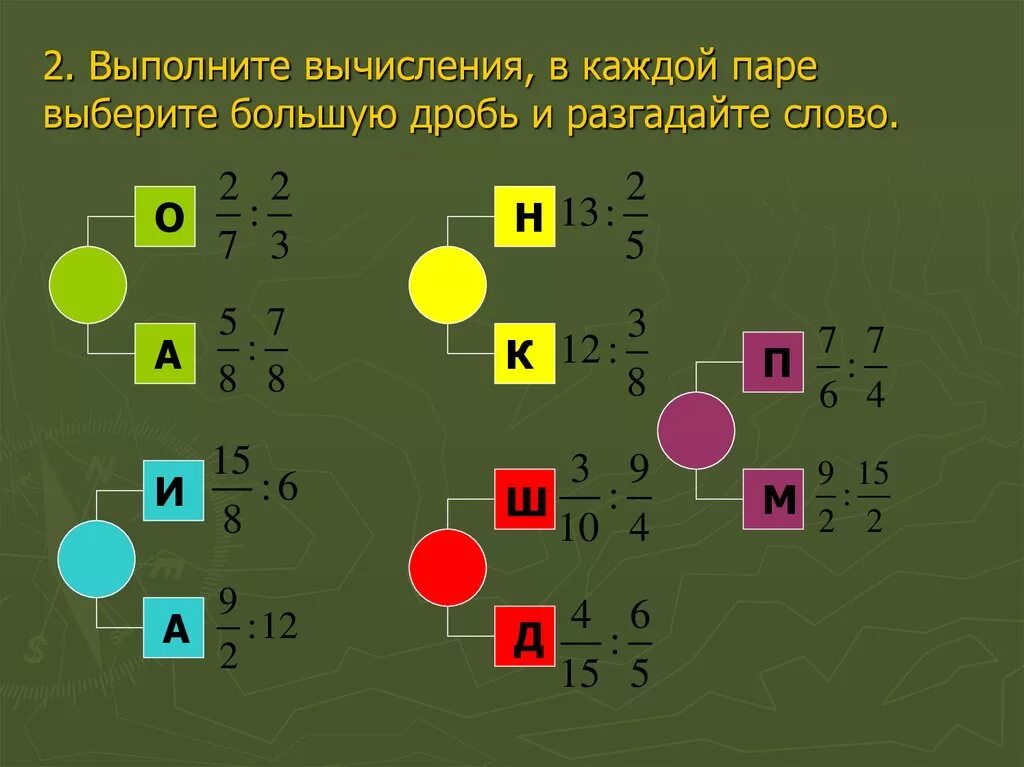 Вычислить большую дробь