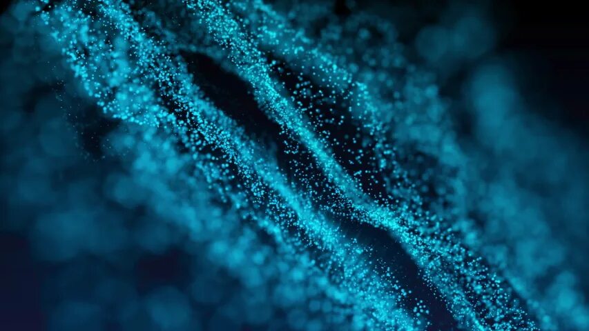 Particle field. Particular depth. discreet simplex noise field.