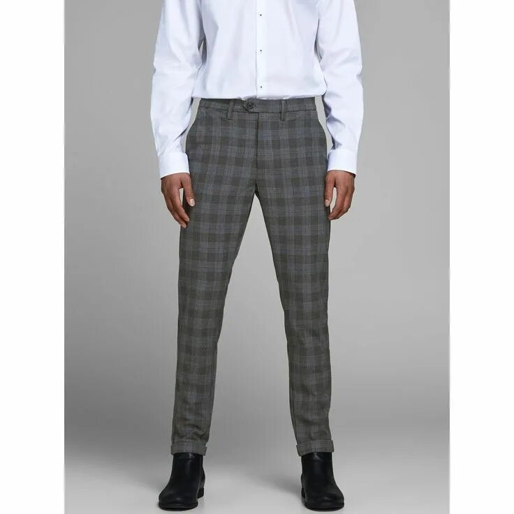 Брюки в клетку какую рубашку. Клетчатые брюки jack and jones. jack jones брюки мужские в клетку. jack and jones штаны в клетку. брюки в клетку мужские с рубашкой.