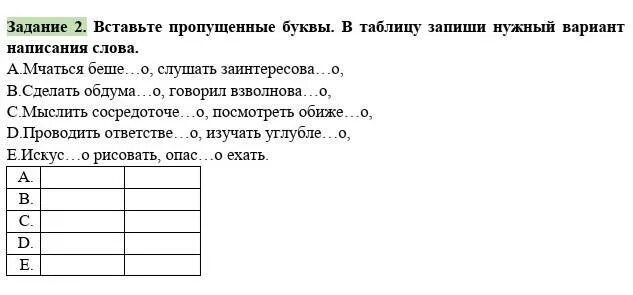 Начертите и заполните тремя словами таблицу буквы о е ё. В сетке таблицы записаны 15 слов.