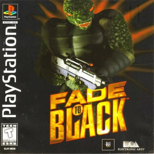 Playstation 1 черная. Ps1 Black. Fade to Black ps1. Fade to Black (SLUS-00236) (PS)1. Обложки игр ps1.