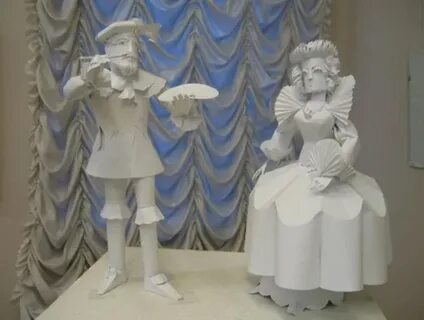 Сказочный персонаж в бумагопластике