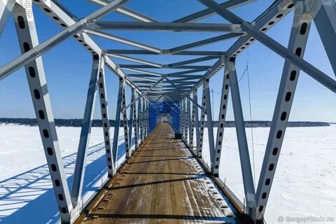 Высокогорский мост через енисей