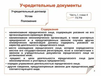 Устав перерабатывающего предприятия относятся к источников