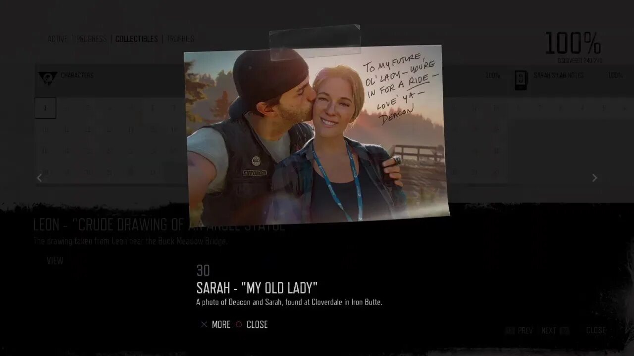 Sarah gave me. Days gone Дикон и Сара. Deacon and Sarah. Сара жизнь после. Сара Days gone 34.
