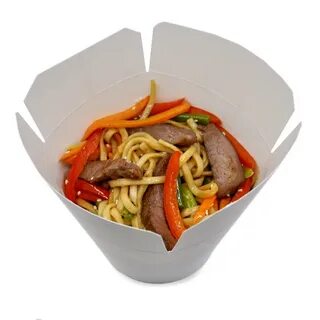 Удон с говядиной и овощами терияки