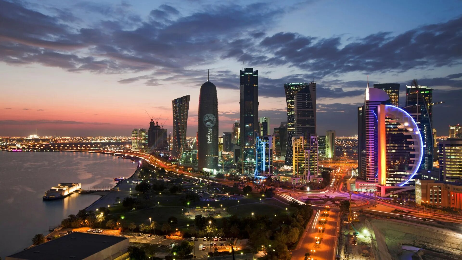 5 богатых стран. Катар город. Катар город Доха. Доха Сити Катар. Государство Катар столица Доха.