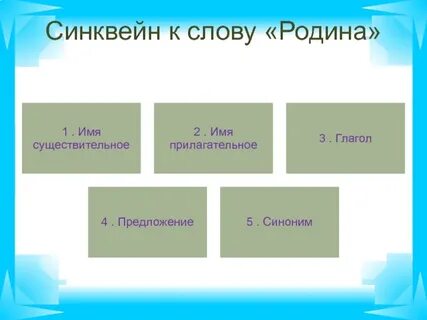Синквейн к слову язык