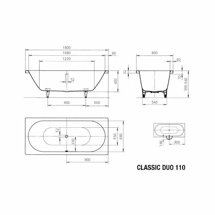 Стальная ванна Kaldewei Classic Duo 110. Ванна Kaldewei Classic Duo 103 easy-clean сталь. Ванна Калдевей 170х75 чертеж. Ванна Kaldewei Centro Duo 1 129 easy-clean сталь.