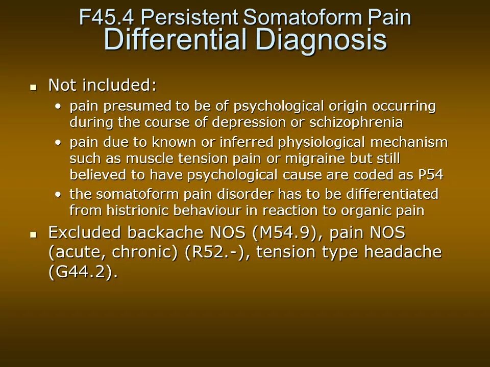 Pip internal. Psychological Disorders. Somatoform Disorder. Somatoform buzilishlarining psixologik modellari. Somatoform buzilshlar.