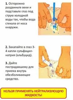 Действия при ожоге водой