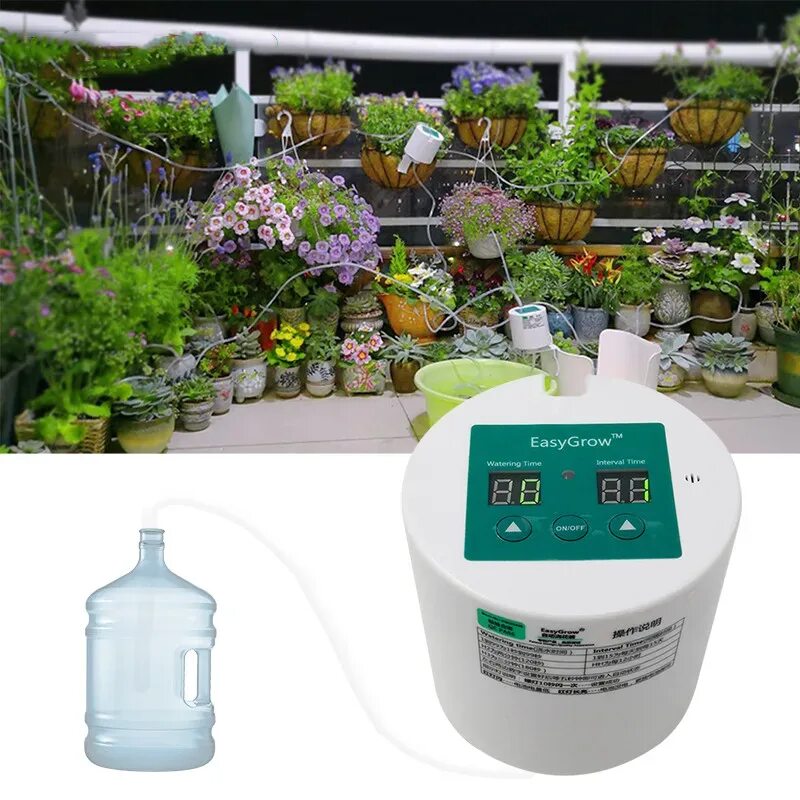 Автополив Easygrow. Автополив для комнатных растений Easygrow. Система капельного автополива для горшков таймер. Система капельного полива с таймером. Таймер для рассады