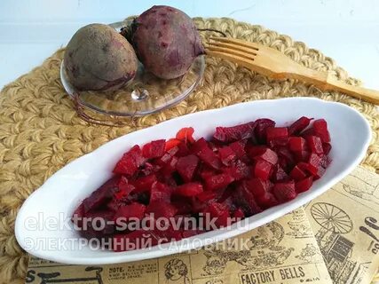 Овощи в микроволновке для винегрета в пакете
