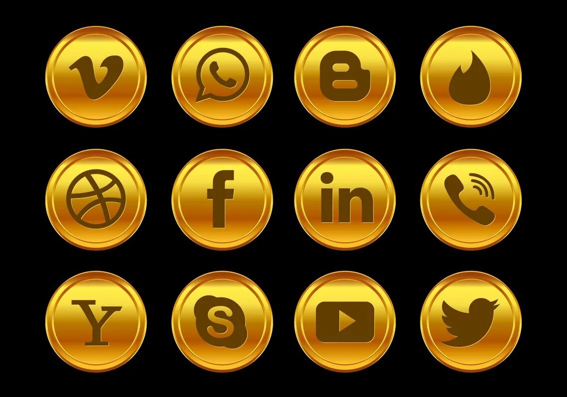 Gold icon. Золотые иконки. Золотые иконки социальных сетей. Золотистые иконки. Иконки в золотом цвете.