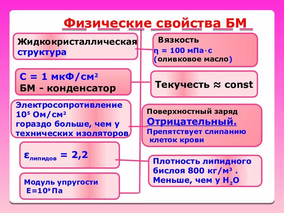 Биологические свойства клетки. Физические свойства биологических мембран. Физико-химические свойства биологических мембран. Физические свойства биологических мембран физика. Физические параметры мембран.