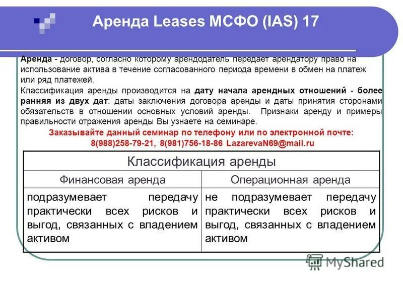 финансовой арендой арендодатели и арендаторы