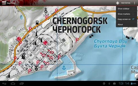 Карта черногорска