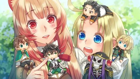 #Anime Isekai Quartet Ainz Ooal Gown Filo (The Rising of The Shield Hero)