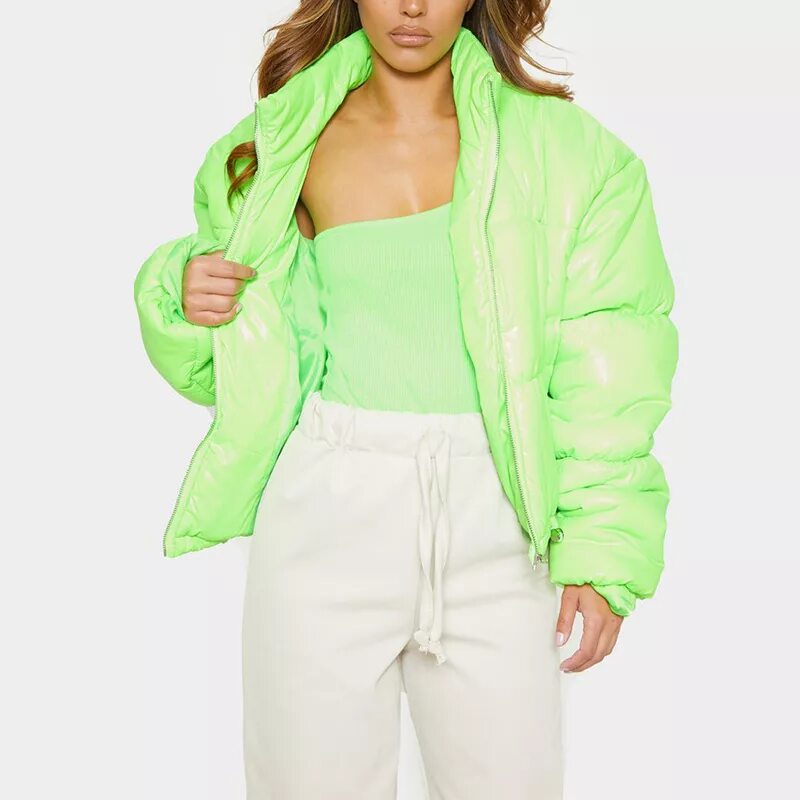 Неоновая куртка. Lime куртка зеленая. Lime укороченная куртка. Lime куртка женская зеленая. Пуховик Lime зеленый.