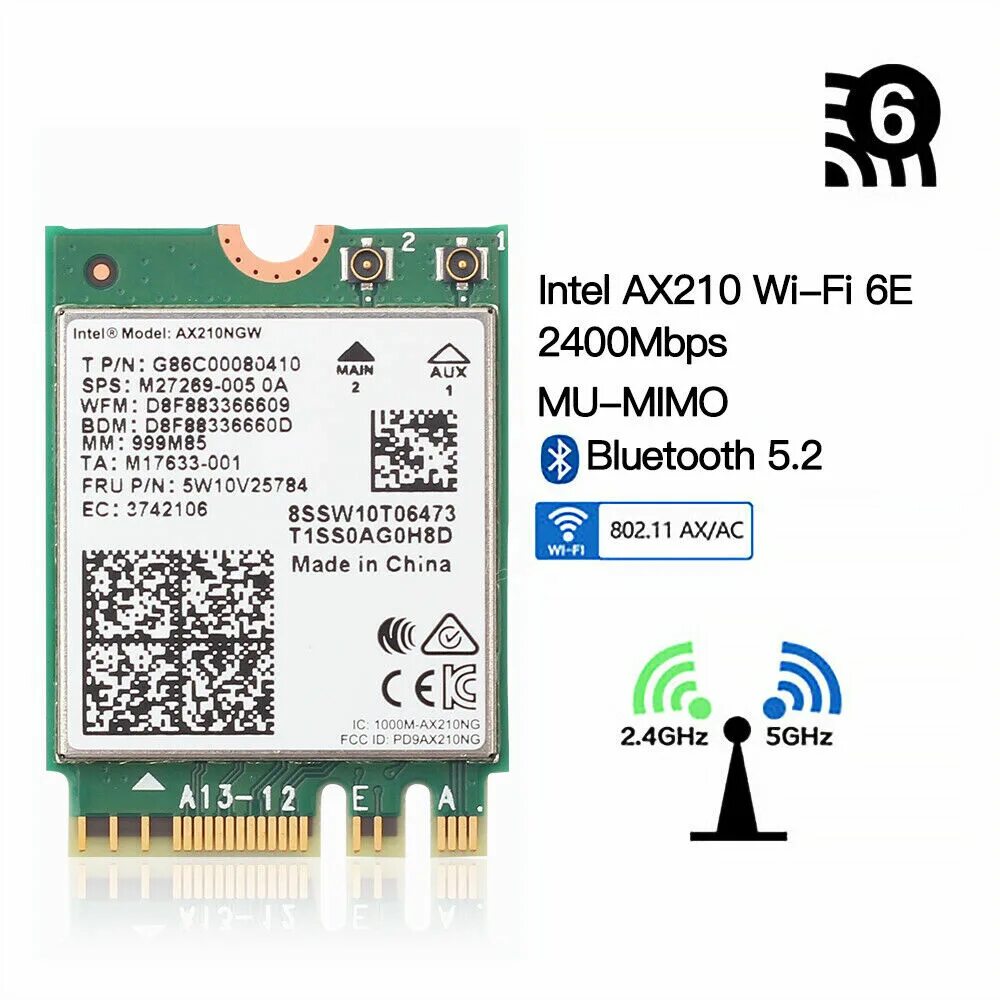 Intel ax210ngw 6e. Ax210.ngwg.nv. intel wifi 6e ax210. intel wifi 6e ax210 160mhz. wi-fi адаптер + bluetooth intel wi-fi 6 ax210.ngwg.nv.