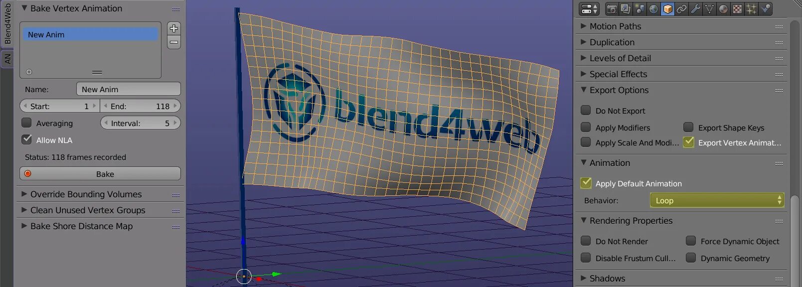 Render properties