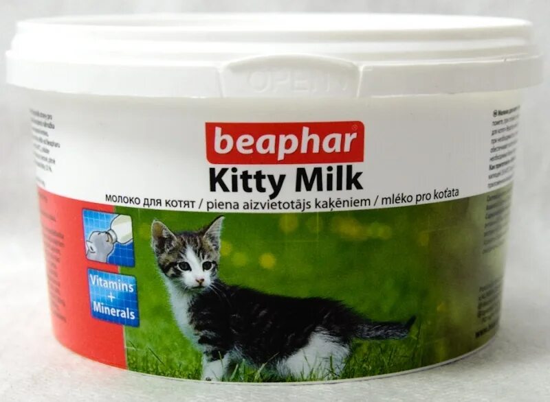 Можно ли котятам детскую молочную смесь. Беафар молочная смесь для котят. кошачье молоко. сухое кошачье молоко. молоко для котят.