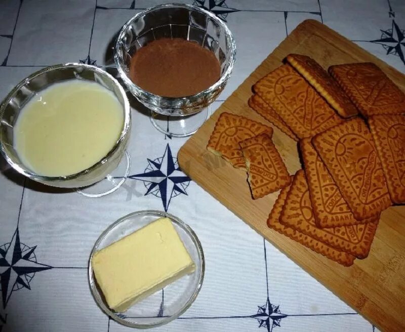 Печенья масло сливочное сгущенка