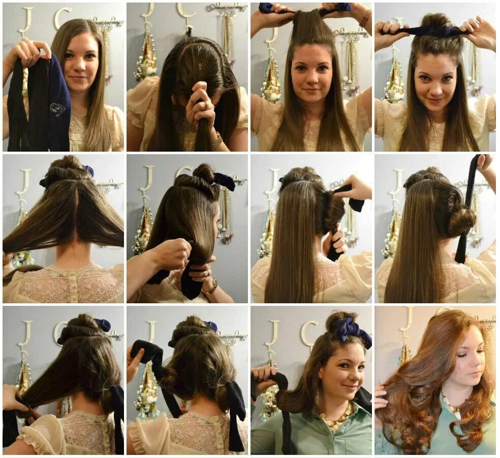 Прически с плойкой на короткие волосы. Накрутить волосы на носки. Кудри на носки. Кудри без плойки на носки. Накручивание волос.