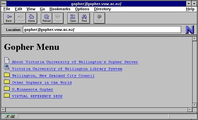 Gopher протокол. Gopher Поисковая система. Служба интернета Gopher. Корневой сервер в архивах Gopher.. Directory options