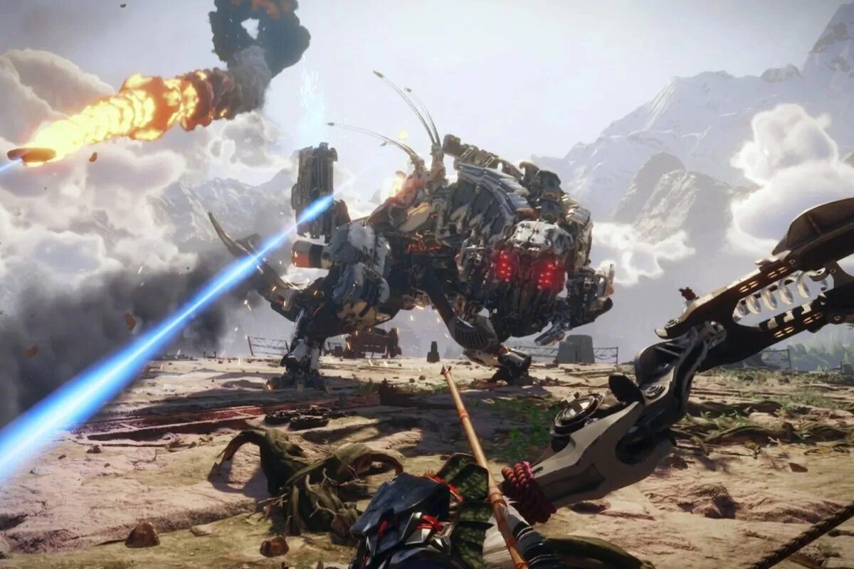 Sony playstation vr2 horizon. Игра horizon call of the mountain. horizon call of the mountain vr. хоризон 2. длинношей хорайзон 2.
