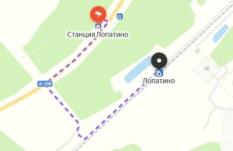Лопатино на карте