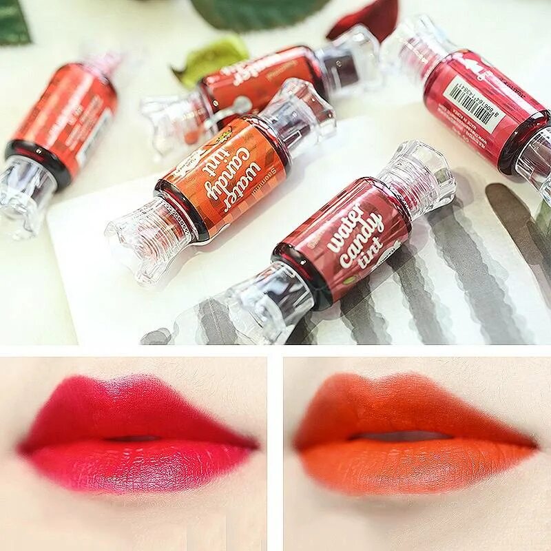 Тинт что это. Sanyo тинт. bayfree тинт. water candy tint оттенки. оттенки тинтов для губ.