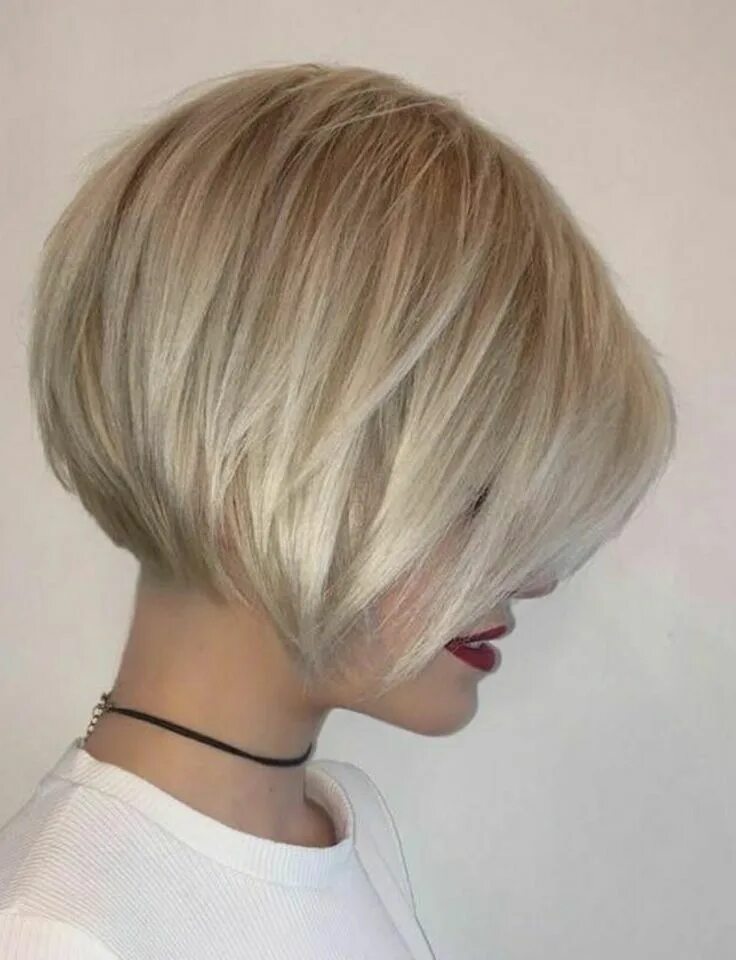 bob haircut back and side view - Google Search Thin hair cuts, Inverted bob hair