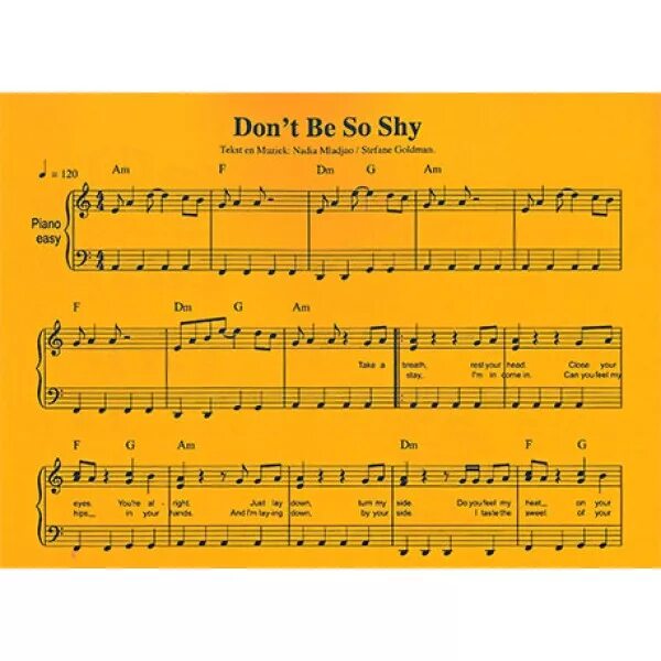 Don t be so shy перевод песни. Don't be so shy Ноты. Imany don`t be so shy Ноты. Don't be shy Ноты для фортепиано. Don't be so shy Ноты для фортепиано.