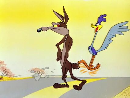 Road Runner and Wile E Coyote Cardboard Cutout / Standee / Standup