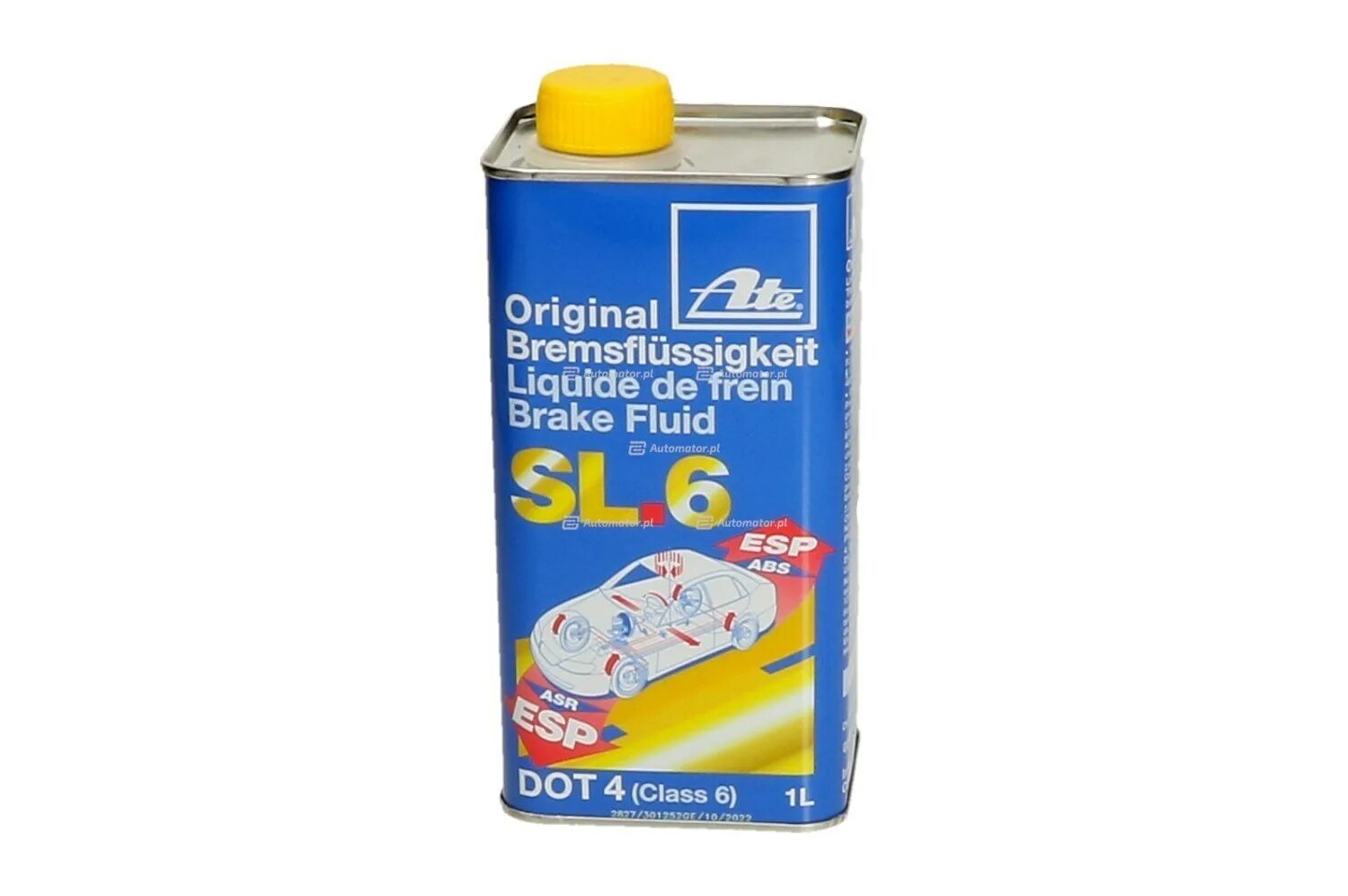 Ate sl6 Dot 4. Ate Brake Fluid SL.6 (артикул 03990164322). Тормозная жидкость ate Dot 4 SL.6 03990164022. Ate dot4 SL.6 артикул 0.5. Ate sl