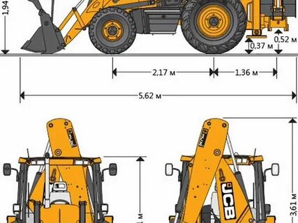 Jcb габариты