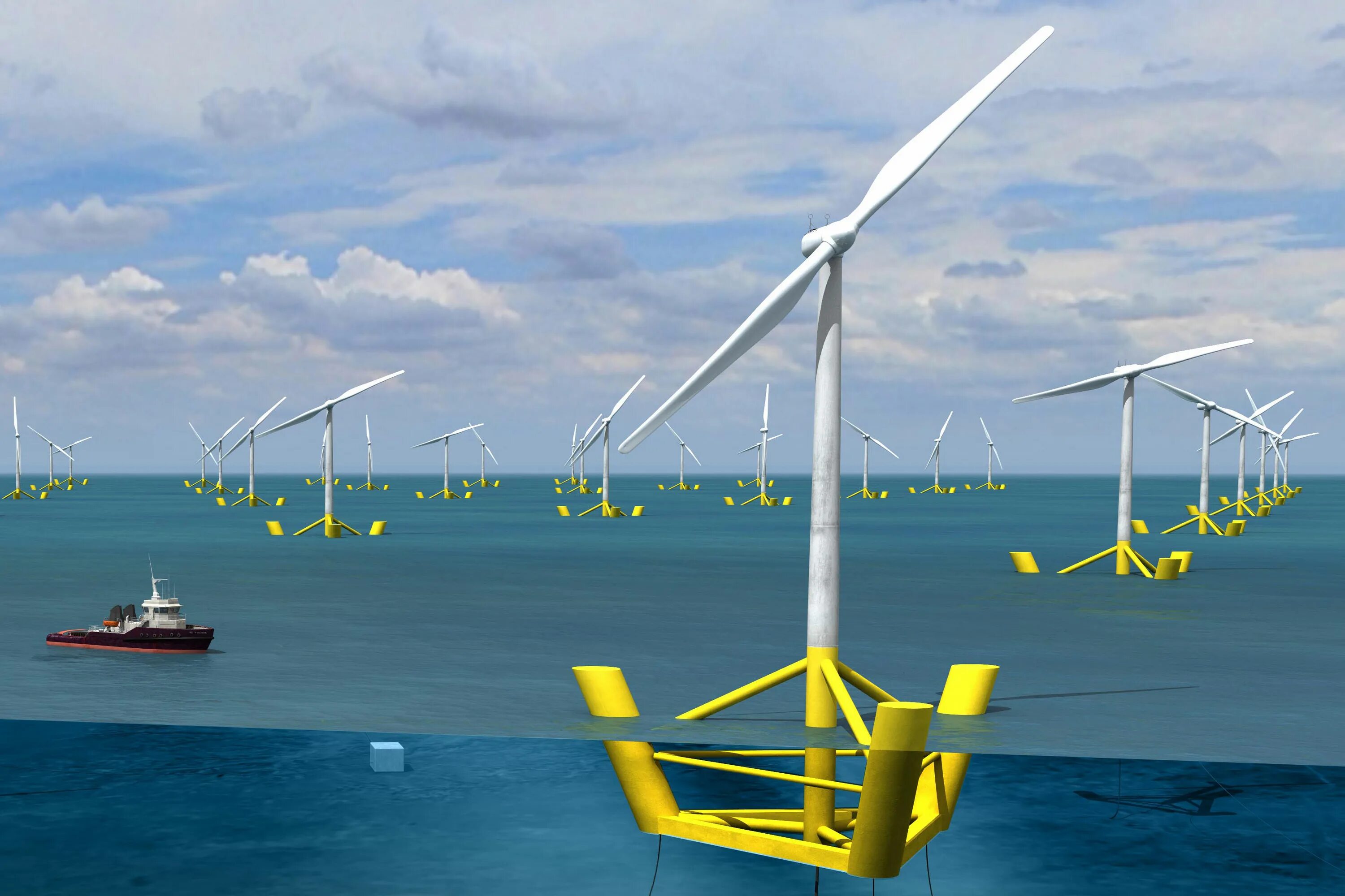 Выработка электроэнергии с использованием пнг является примером. Ветровая электростанция. Ветряки для выработки электроэнергии. Ветряки на воде. Ветряные мельницы в море.