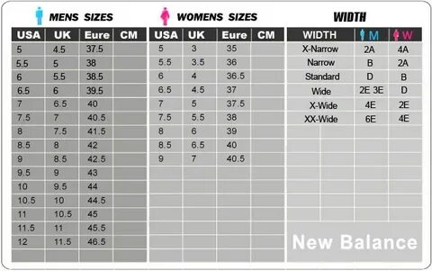Размер кроссовок new balance женские