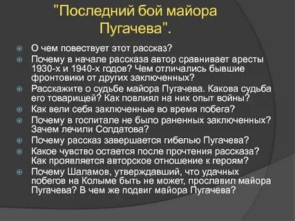Как может раскрыться внутренний мир человека шаламов