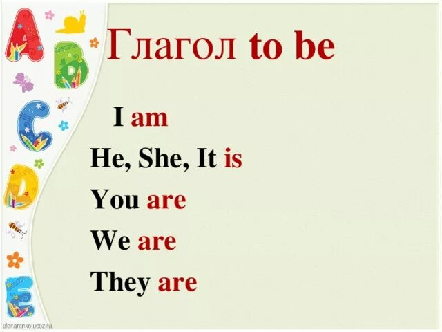 It is we. I am he is таблица. It is they are правило для детей.
