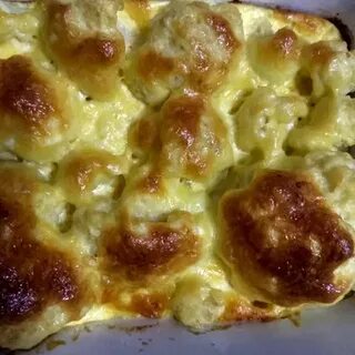 Цветная капуста запеченная под сыром